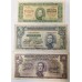 URUGUAY 1939 . FIFTY CENTESIMOS 0.50 - TEN 10 PESOS BANKNOTES 